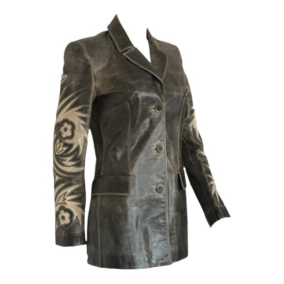 Roberto Cavalli Leather Jacket Flawless - Picture 11 of 12
